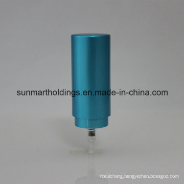 18/415 Aluminum Blue Perfume Pump with Aluminum Cap